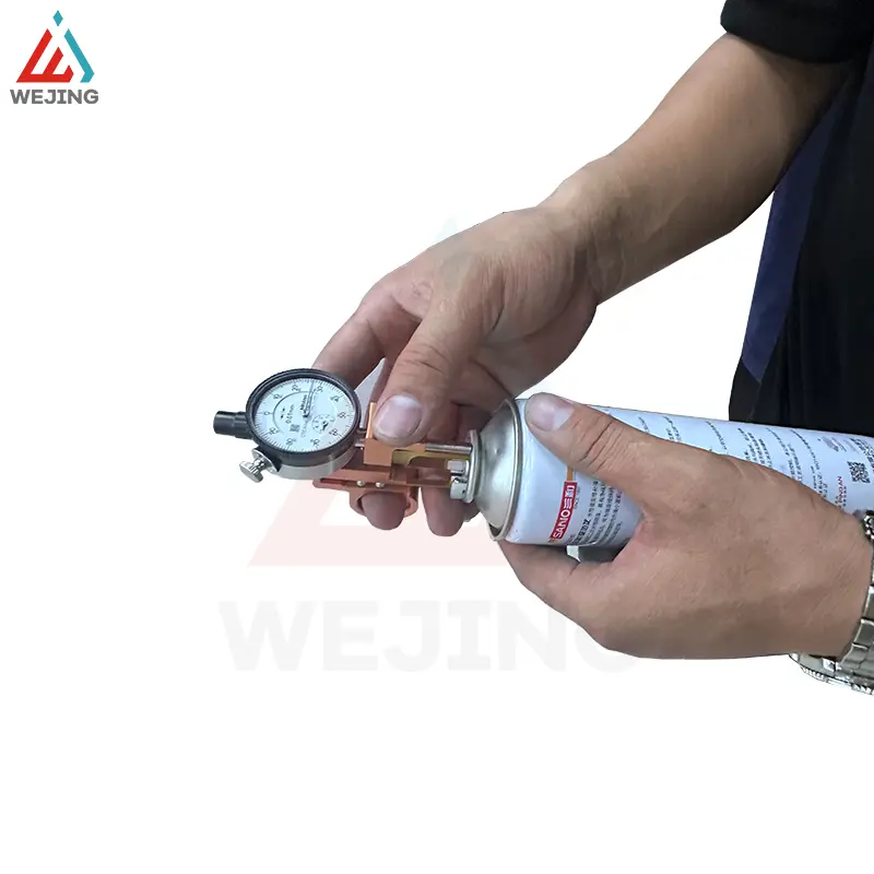 Aerosol can Crimping Diameter and Depth Checking Gauge
