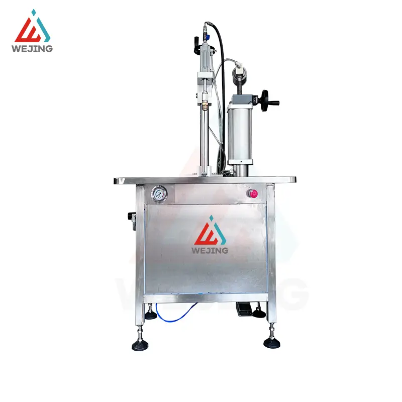 Semi Auto Aerosol Gas Filling Machine