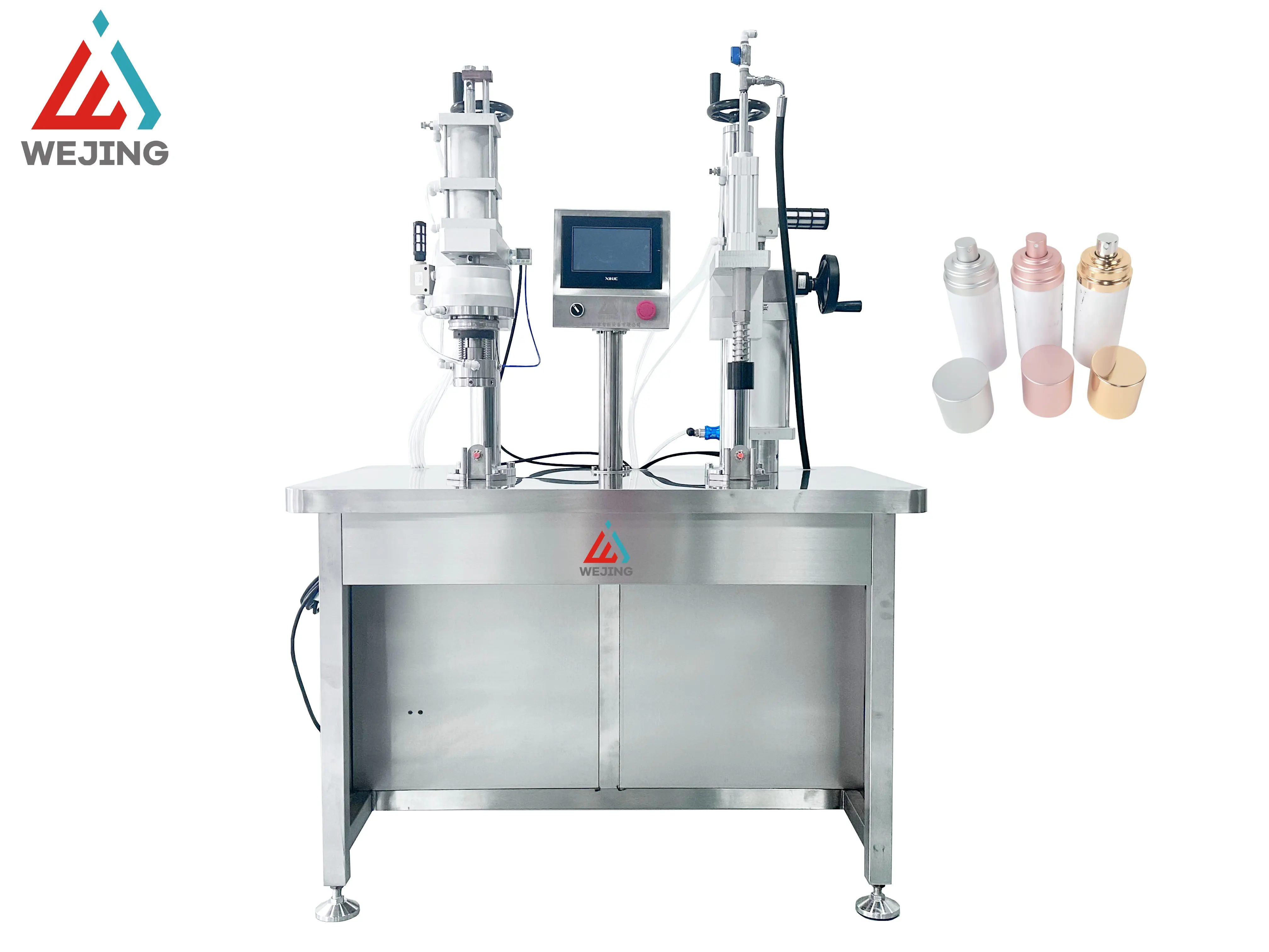 Semiautomatic BOV Deodorant Spray Filling Machine