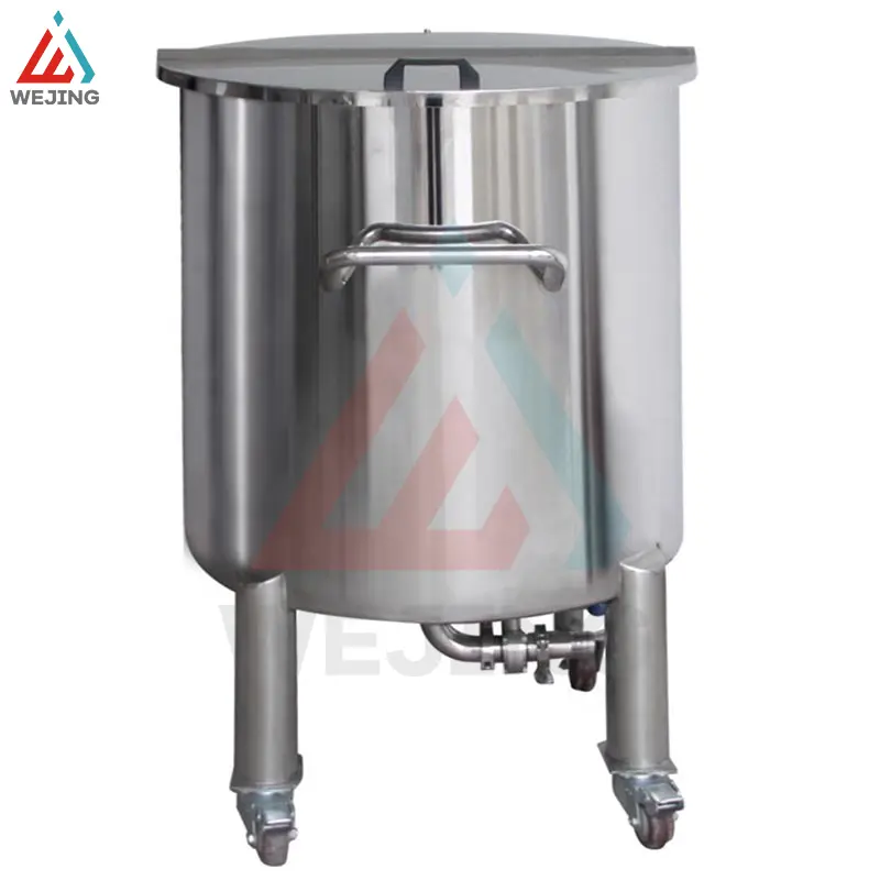 Mobile Open Stainless Storage Tank