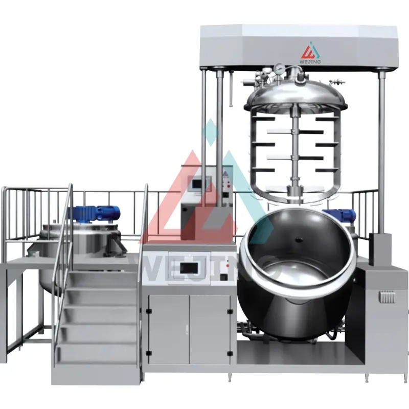 PLC Control Vacuum Homogenizer Emulsifying Mixer