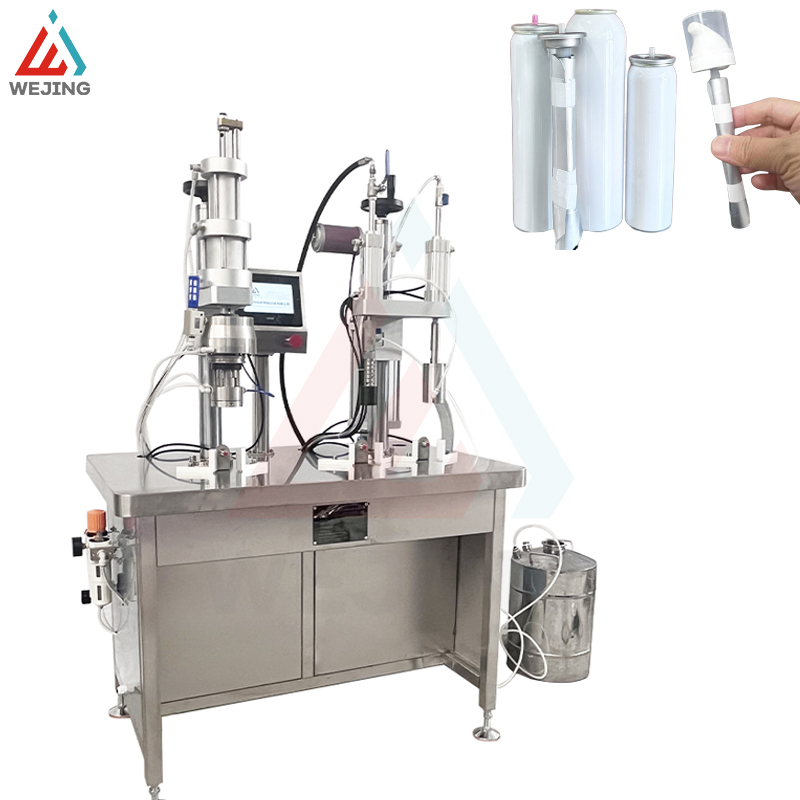 Semi Auto Bag On Valve Aerosol Machine