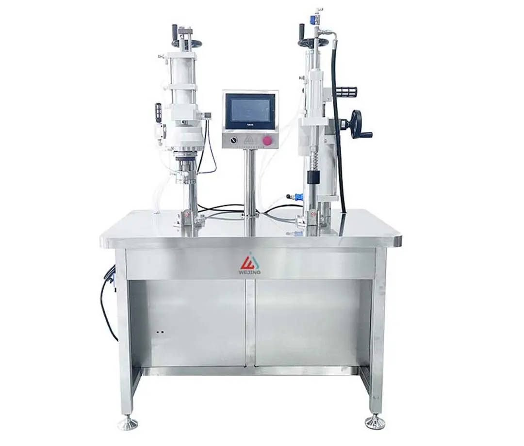 semi auto bov aerosol filling machine