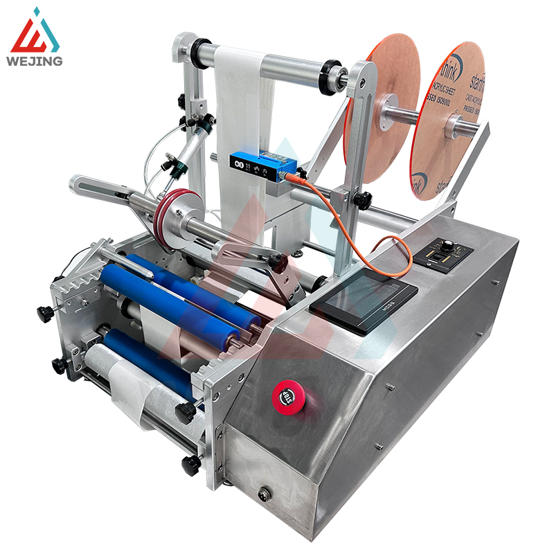 Semi Auto Round Bottle Labeling Machine