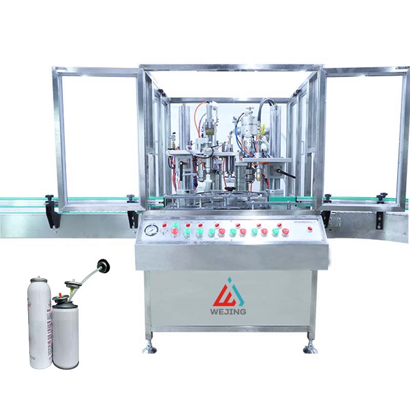 Aerosol Can Filling Sealing Machine