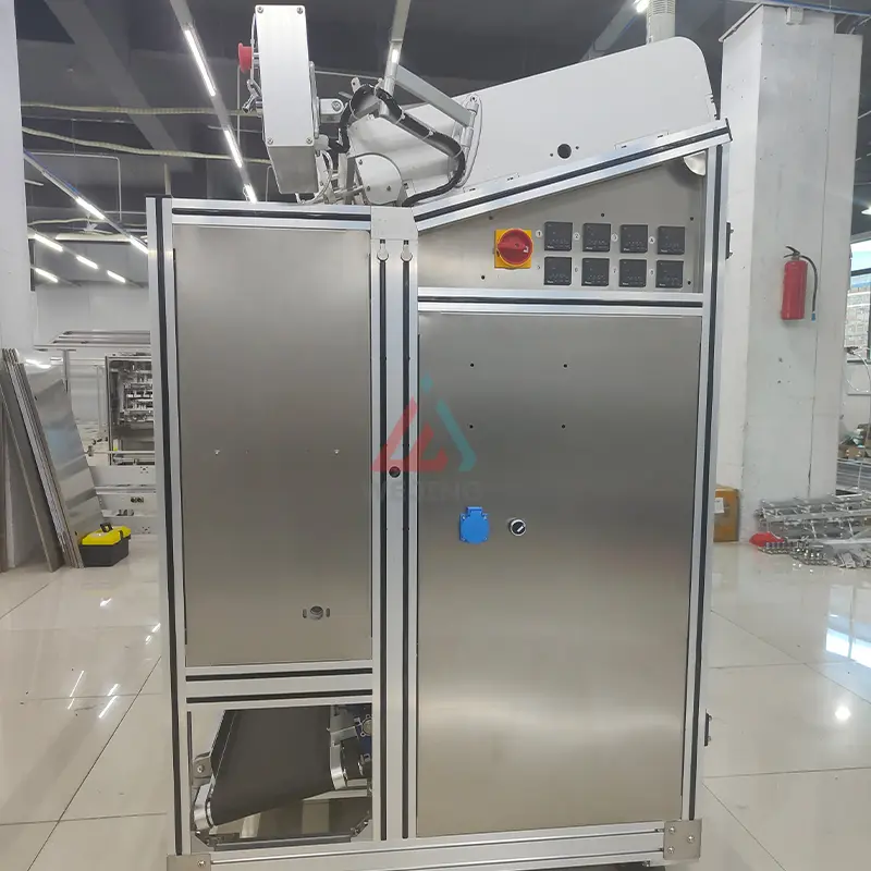 8 heads facial mask filling packing machine